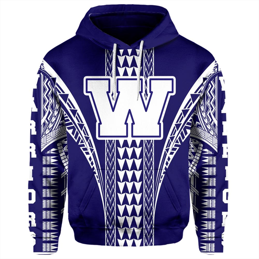 Hawaii Hoodie Waiakea High Pullover Hoodie - Polynesian Pride