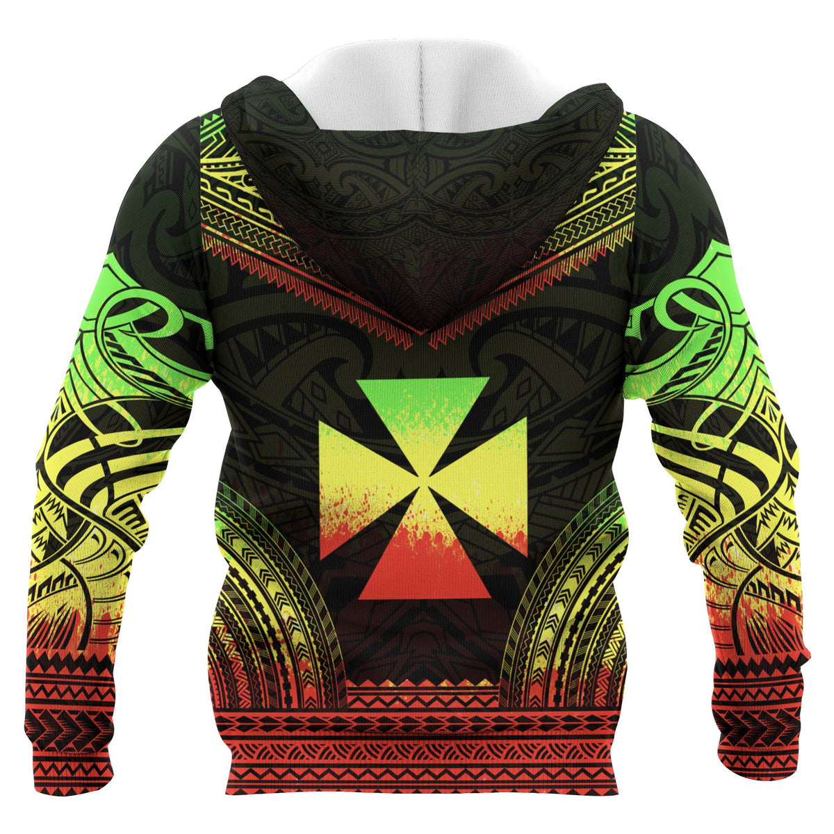 Wallis nd Futuna Polynesian Chief Custom Hoodie Reggae Version Unisex Reggae - Polynesian Pride