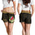 Wallis and Futuna Women's Shorts - Polynesian Gold Patterns Collection - Polynesian Pride