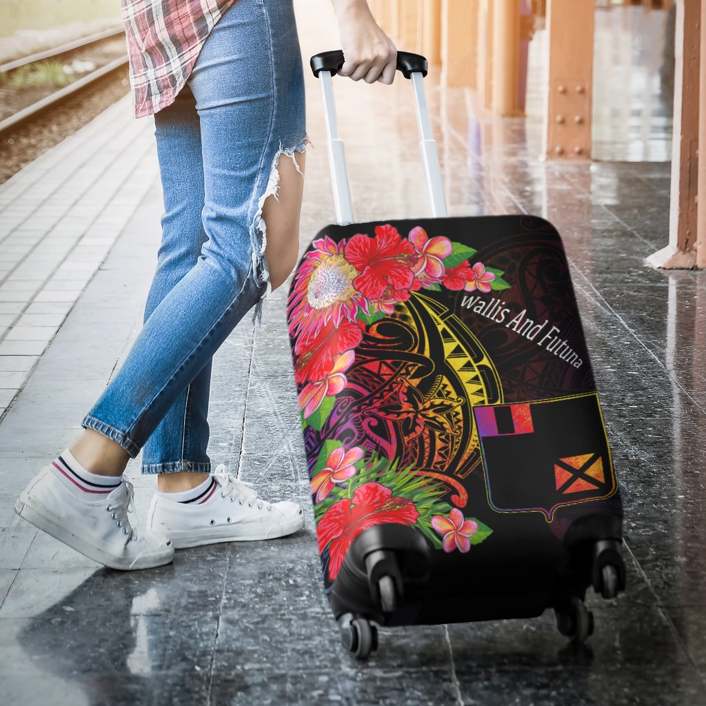 Wallis and Futuna Luggage Covers - Tropical Hippie Style - Polynesian Pride