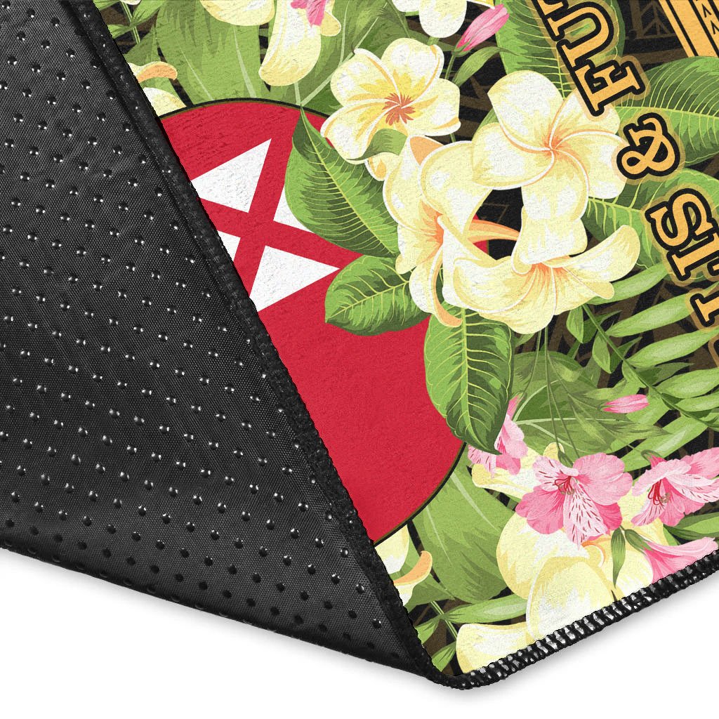 Wallis and Futuna Area Rug - Polynesian Gold Patterns Collection - Polynesian Pride