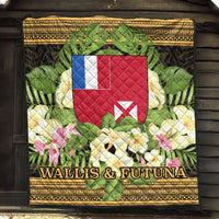 Wallis and Futuna Premium Quilt - Polynesian Gold Patterns Collection - Polynesian Pride