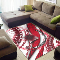 Wallis et Futuna Area Rug Artsy Style - White LT9 White - Polynesian Pride