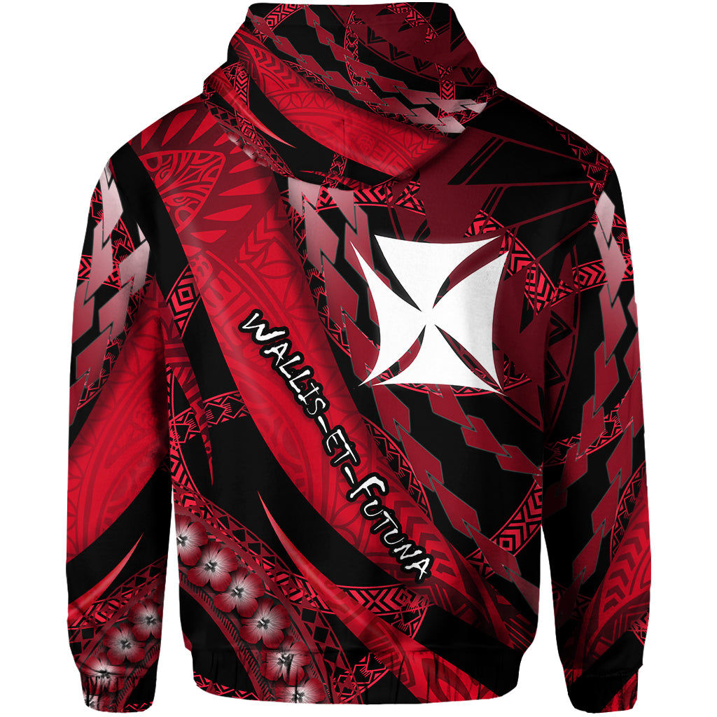 Wallis et Futuna Hoodie Artsy Style Black LT9 - Polynesian Pride