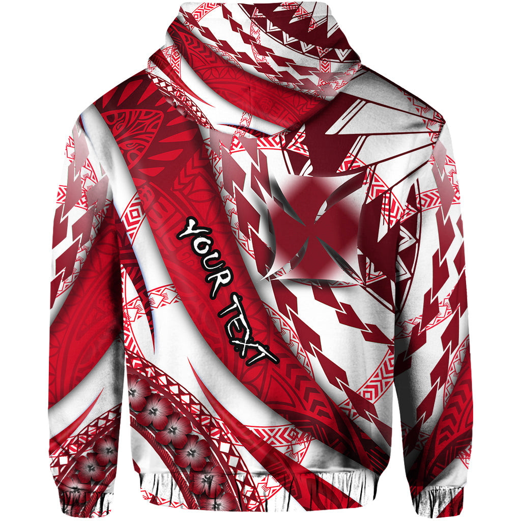 Custom Wallis et Futuna Hoodie Artsy Style White LT9 - Polynesian Pride