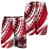 Wallis et Futuna Men Short Artsy Style - White LT9 - Polynesian Pride