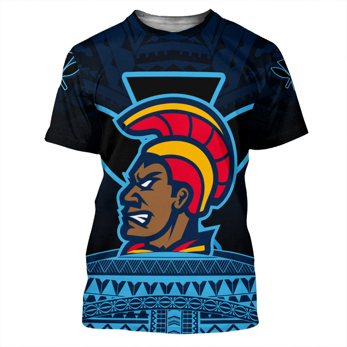 Hawaiian Polynesian Kanaka Warrior T Shirt Strong Style - Polynesian Pride