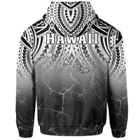 Hawaii Polynesian Kanaka Map Eruption Hoodie Roman Style White - Polynesian Pride