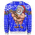 Christmas Sweatshirt 04 - Santa Claus Playing The Ukulele - Polynesian Pride