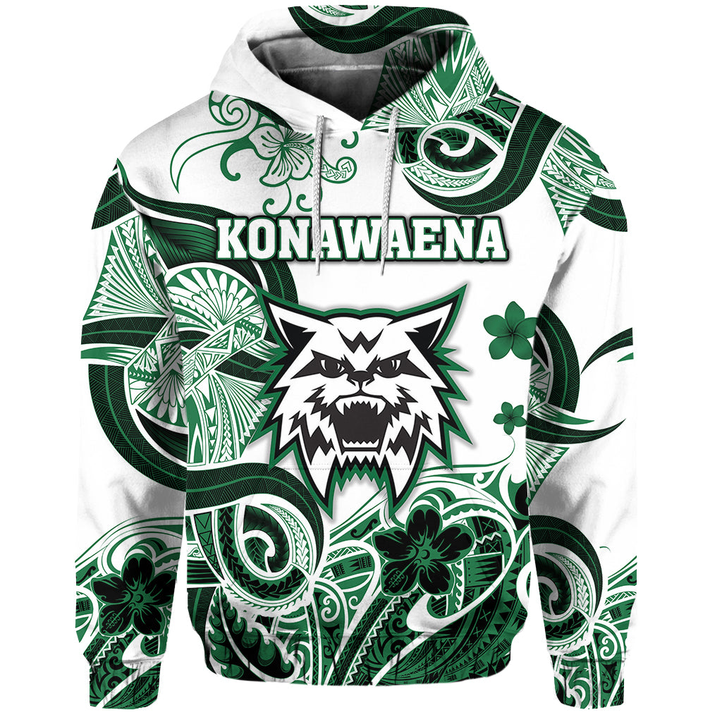 Custom Hawaii Konawaena Wildcats School Hoodie Unique Style LT8 - Polynesian Pride