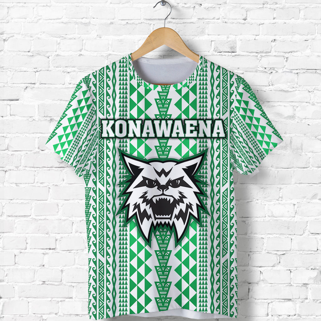 Hawaii Konawaena Wildcats School T Shirt Simple Style LT8 - Polynesian Pride