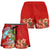 Hawaii Mele Kalikimaka Women Short Santa Claus Surfing Xmas Time LT9 - Polynesian Pride