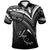 Yap State Polo Shirt Cross Style Unisex Black - Polynesian Pride