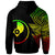 Yap Custom Personalized Zip up Hoodie Flash Style Reggae - Polynesian Pride