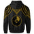 Yap Custom Hoodie Polynesian Armor Style Gold - Polynesian Pride