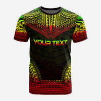 Yap Custom T Shirt Yap Flag Polynesian Chief Tattoo Reggae Version - Polynesian Pride