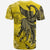 Palau Custom T Shirt Polynesian Phoenix Bird, Fairytales Bird Yellow - Polynesian Pride