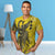 Yap T Shirt Polynesian Phoenix Bird, Fairytales Bird Yellow - Polynesian Pride