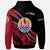 French Polynesia Hoodie Custom Symmetrical Lines - Polynesian Pride