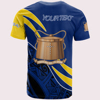 Tokelau T Shirt Custom Symmetrical Lines - Polynesian Pride