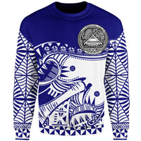 American Samoa Custom Personalised Sweater - Youthful Dynamic Style Unisex Blue - Polynesian Pride