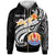 Tahiti Custom Zip up Hoodie Tahiti Seal Polynesian Patterns Plumeria (Black) Unisex Black - Polynesian Pride