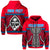 Custom Guam Chamorro Hoodie Latte Stone Red Polynesian Haligi LT13 Zip Hoodie Red - Polynesian Pride