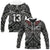 (Custom Text and Number) New Zealand Silver Fern Rugby Hoodie All Black NZ Maori Pattern LT13 - Polynesian Pride