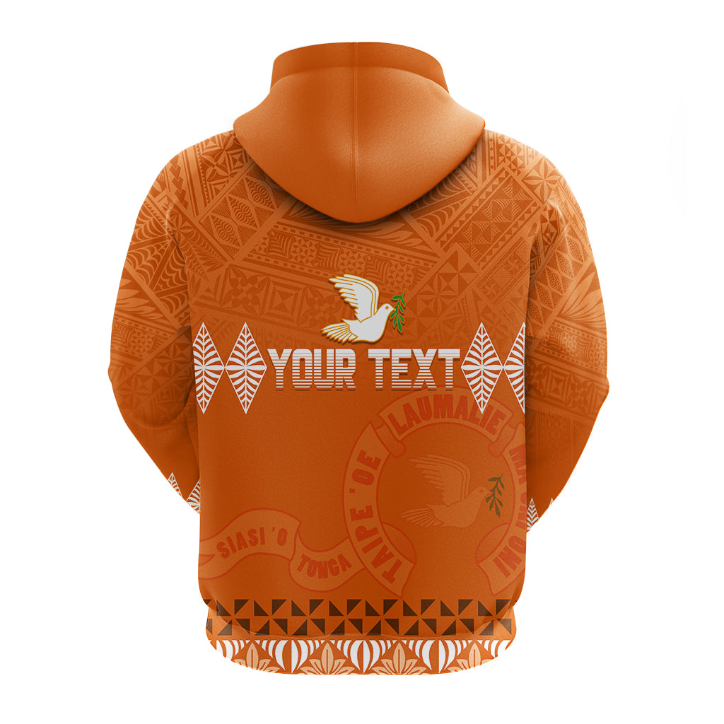 Custom Tonga Kolisi Tailulu Haapai Hoodie White Dove LT7 - Polynesian Pride