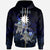 Nauru Polynesian Zip up Hoodie Blue Turtle Couple Unisex Blue - Polynesian Pride