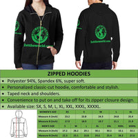 Cook Islands Zip Hoodie Golden Coconut 01 - Polynesian Pride