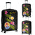 Tahiti Polynesian Custom Personalised Luggage Covers - Plumeria Tribal Black - Polynesian Pride