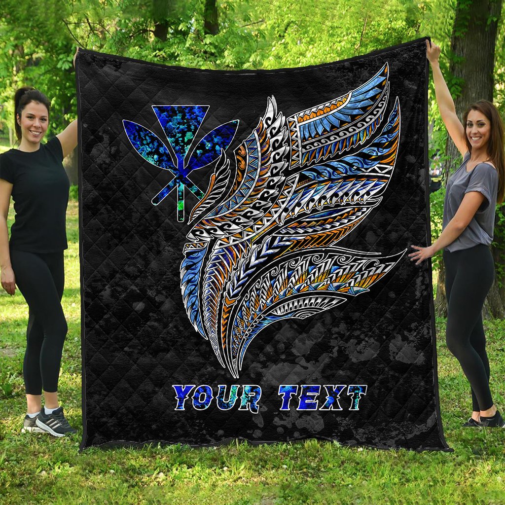 Polynesian Hawaii Custom Personalised Quilt - Polynesian Wings - Polynesian Pride