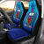 (Custom Personalised) Manu Samoa Legend Car Seat Covers - LT12 Set of 2 Universal Fit Blue - Polynesian Pride