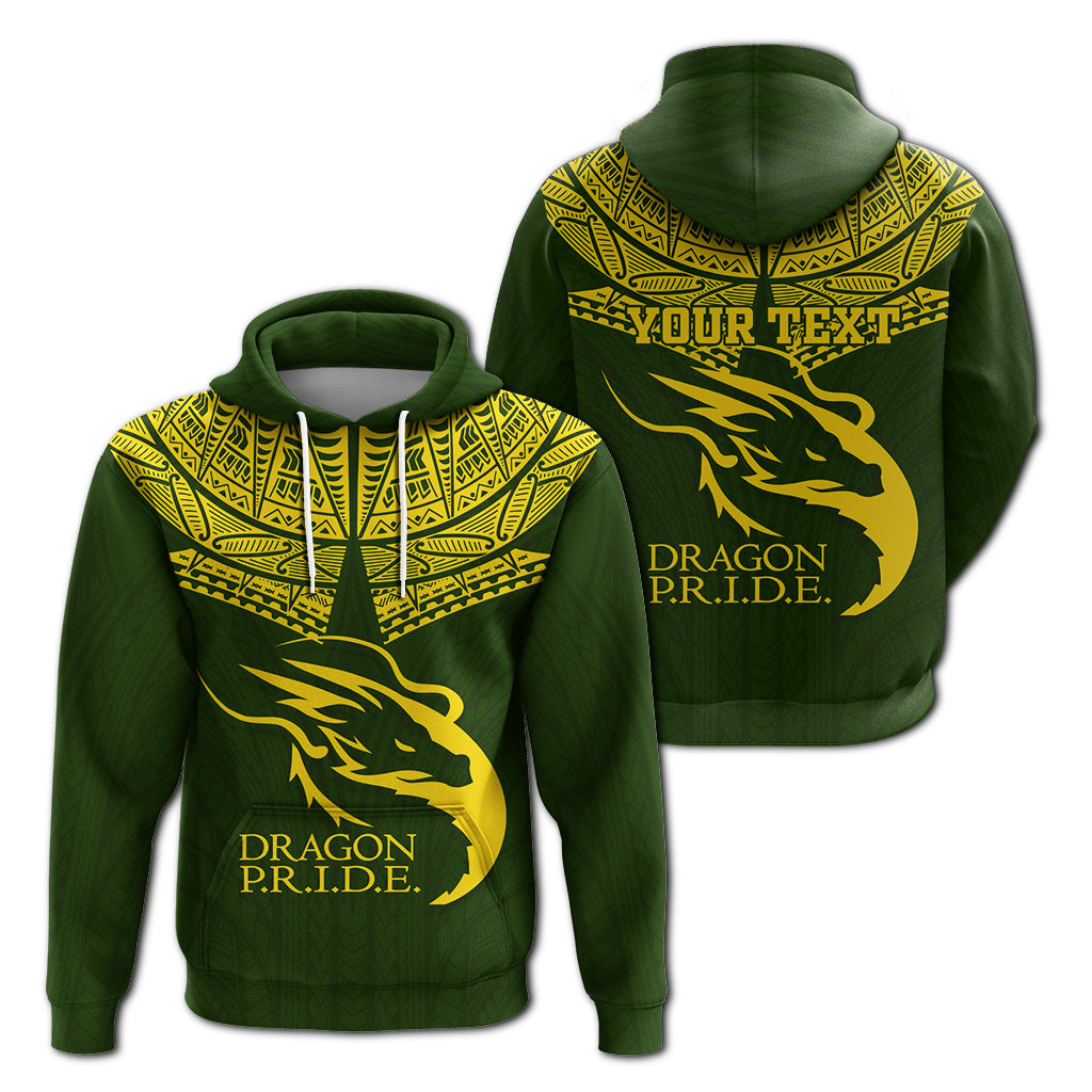 Custom Hawaii Honokaa High & Intermediate School Hoodie LT12 Hoodie Green - Polynesian Pride