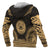 American Samoa Polynesian Chief Custom Hoodie Gold Version - Polynesian Pride