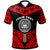 American Samoa Custom Polo Tribal Pattern Cool Style Red Color Unisex Red - Polynesian Pride