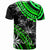 Marshall IslandsT Shirt Palm Leaf Texture Green - Polynesian Pride