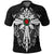 New Zealand ANZAC Polo Shirt, Lest We Forget Maori Cross Tattoo Golf Shirt Unisex Black - Polynesian Pride