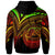 American Samoa Hoodie Reggae Color Cross Style - Polynesian Pride