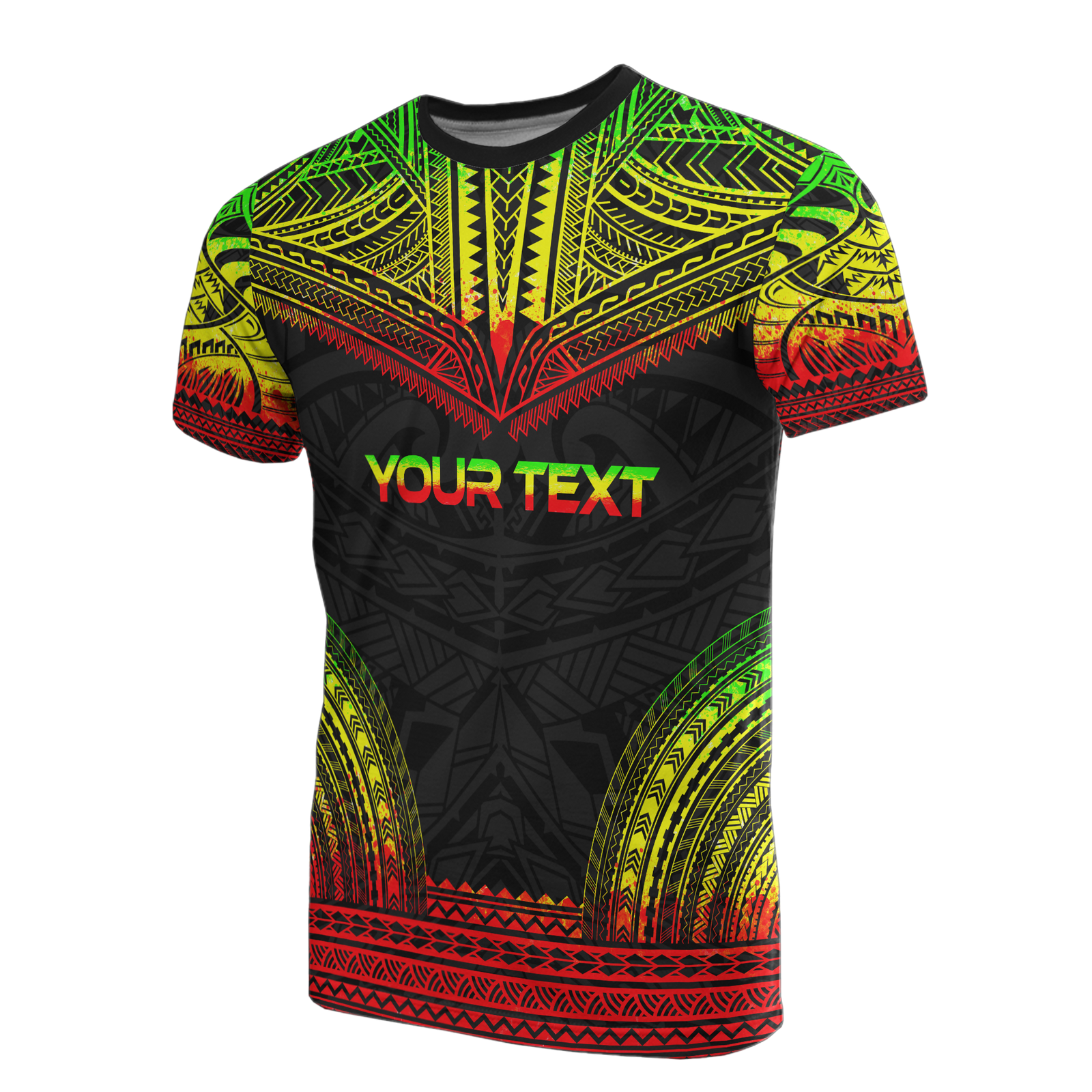 Pohnpei All Over Custom T Shirt Pohnpei Flag Polynesian Tattoo Reggae Unisex Reggae - Polynesian Pride