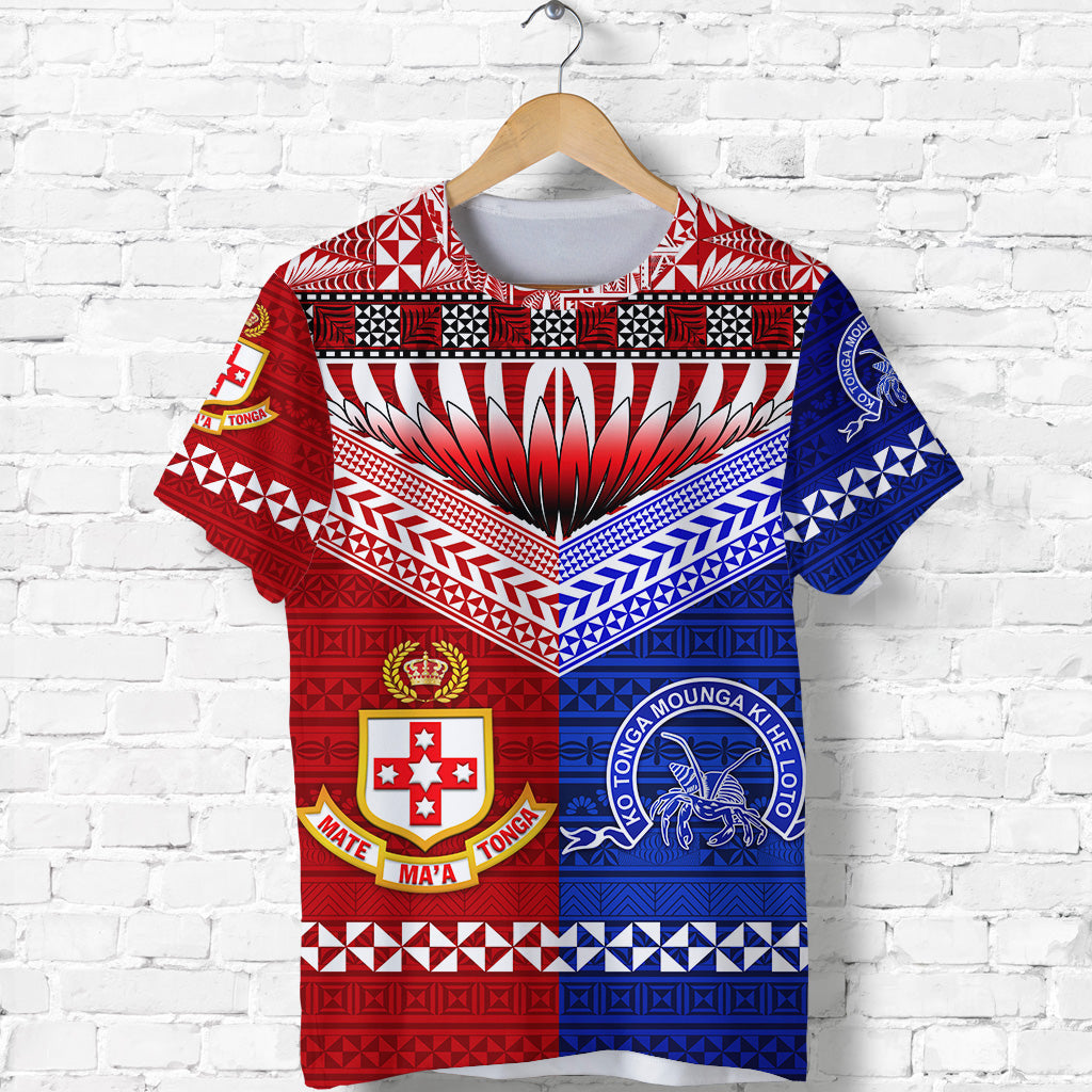 Custom Kolisi Tonga College Atele and Tupou College Toloa T Shirt Together Unique LT8 - Polynesian Pride