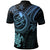 Yap Custom Polo Shirt Blue Turtle - Polynesian Pride