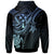 Kosrae Custom Hoodie Blue Turtle - Polynesian Pride