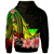 Wallis and Futuna Custom Zip Hoodie Reggae Polynesian Hibiscus Pattern Style - Polynesian Pride