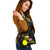 Palau Polynesian Custom Personalised Shoulder Handbag - Plumeria Tribal - Polynesian Pride