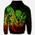 Cook Islands Hoodie Custom Polynesian Pattern Style Reggae Color - Polynesian Pride