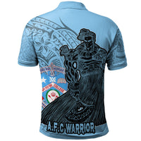 Tonga Polynesian Custom A.F.C Polo Shirt Tongan Warriors - Polynesian Pride