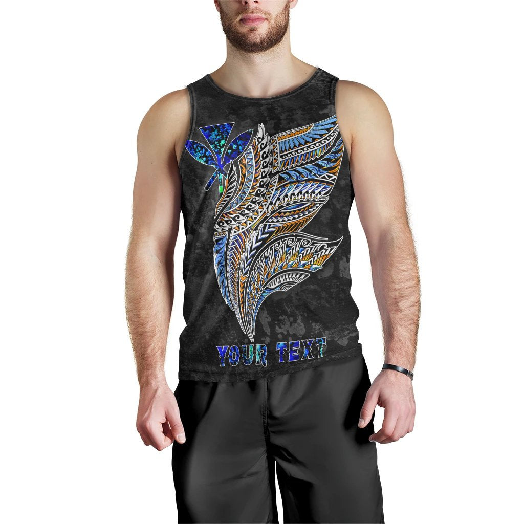 Polynesian Hawaii Custom Personalised Men's Tank Top - Polynesian Wings - Polynesian Pride