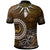 Pohnpei Custom Polo Shirt Polynesian Boar Tusk - Polynesian Pride